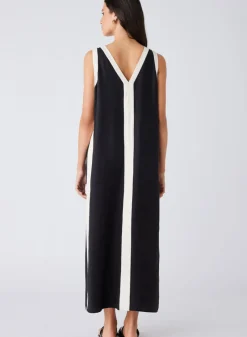 Women Esmaee Monochrome Dress - Black/Cream