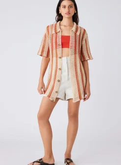 Women Esmaee Saint Tropez Shirt - Natural Stripe