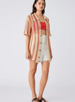 Women Esmaee Saint Tropez Shirt - Natural Stripe