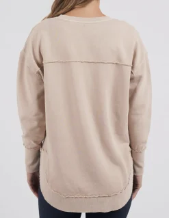 Women Foxwood Medalion Crew - Oatmeal