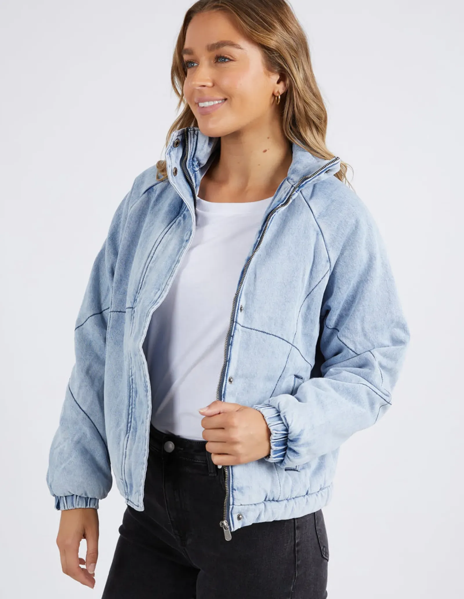 Women Foxwood Rosalee Jacket - Mid Vintage Blue