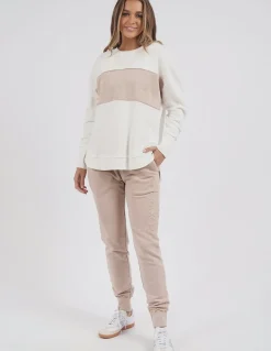 Women Foxwood Simplified Tonal Crew - Sage