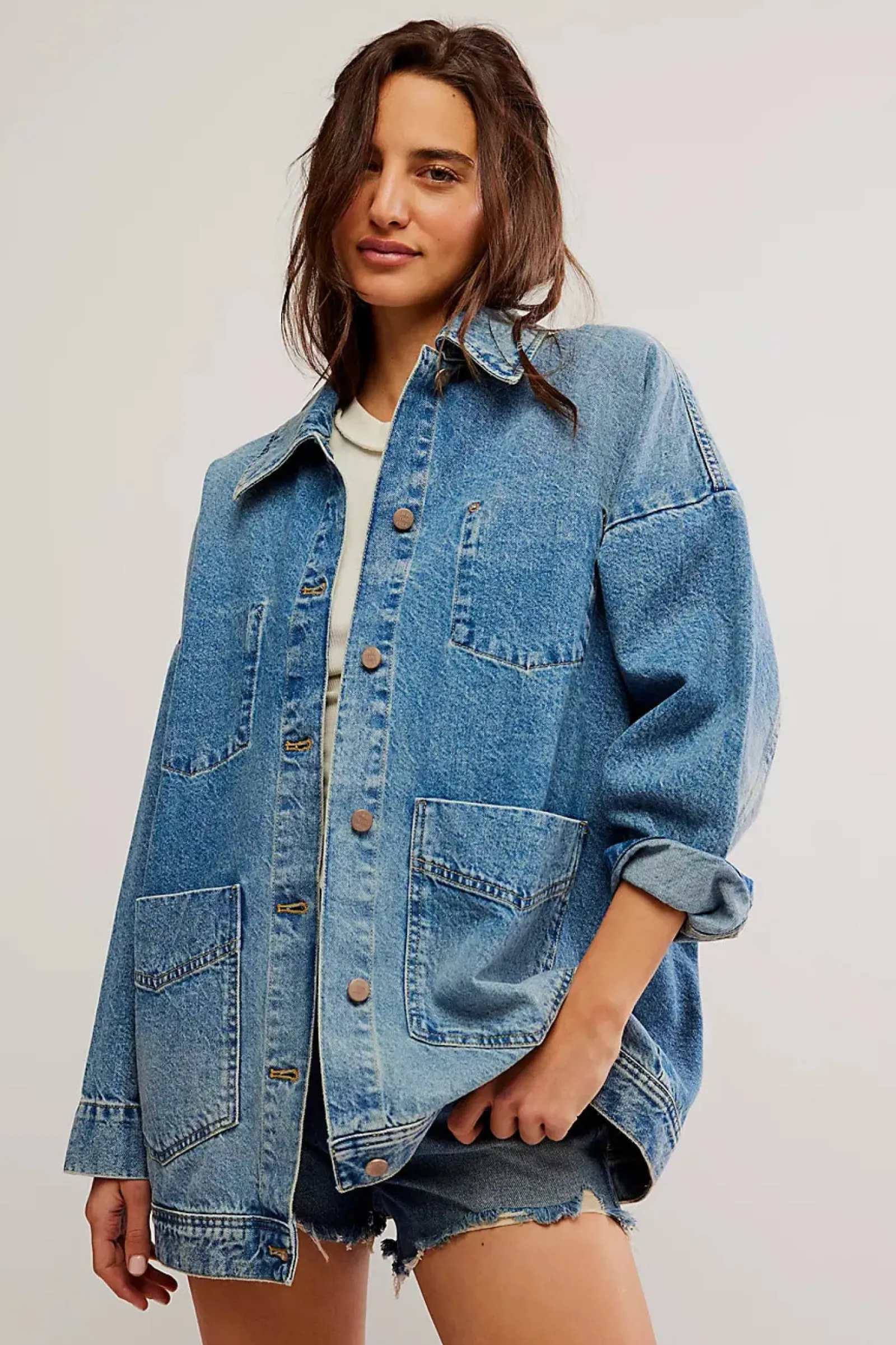 Women Free People Avery Denim Jacket