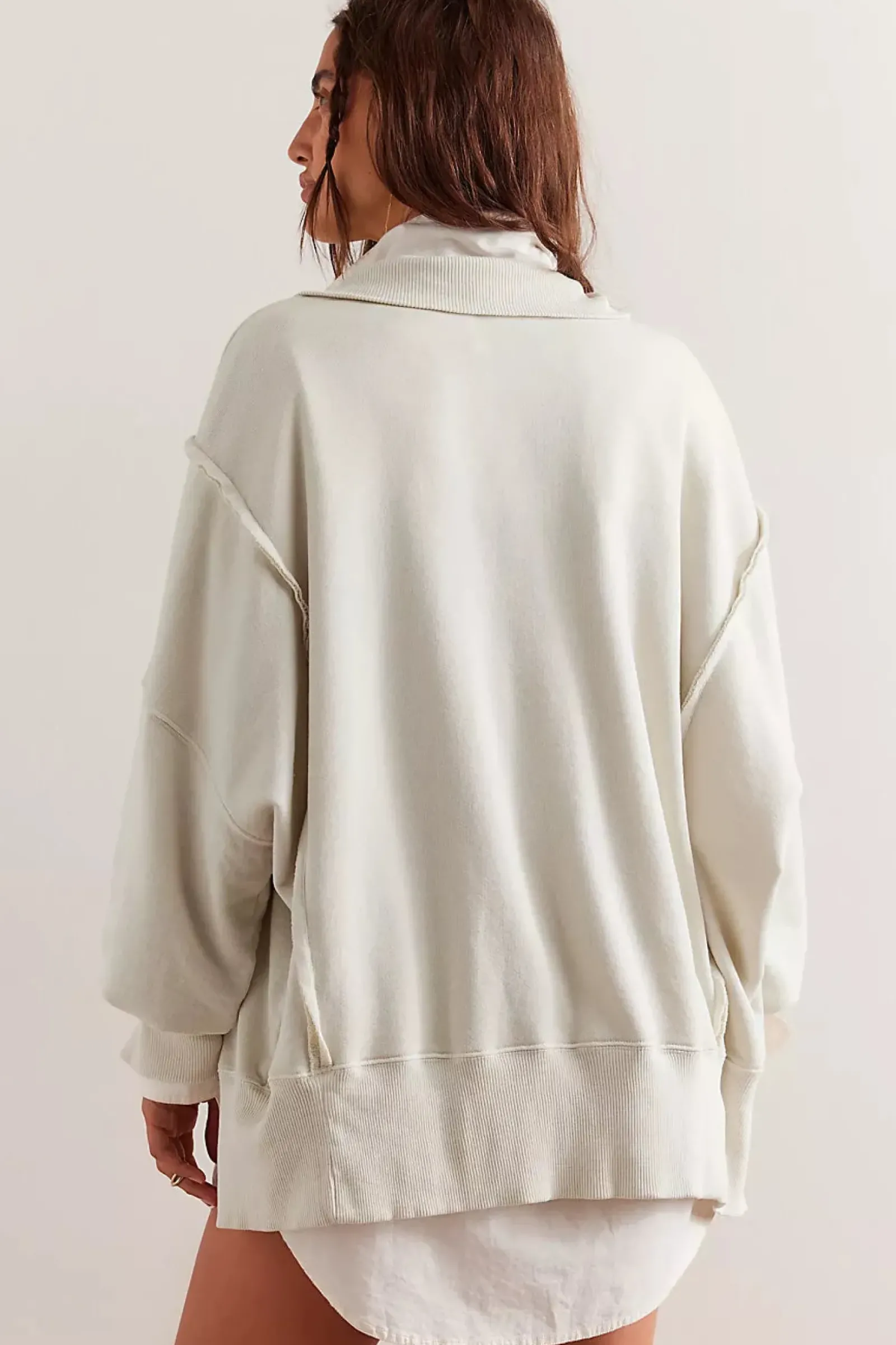 Women Free People Camden Henley - Grey Opal