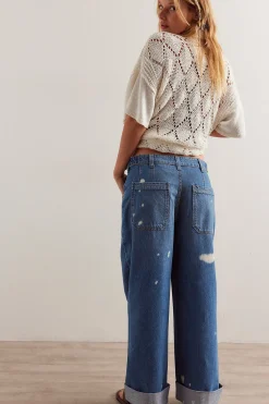 Women Free People Palmer Cuffed Jean