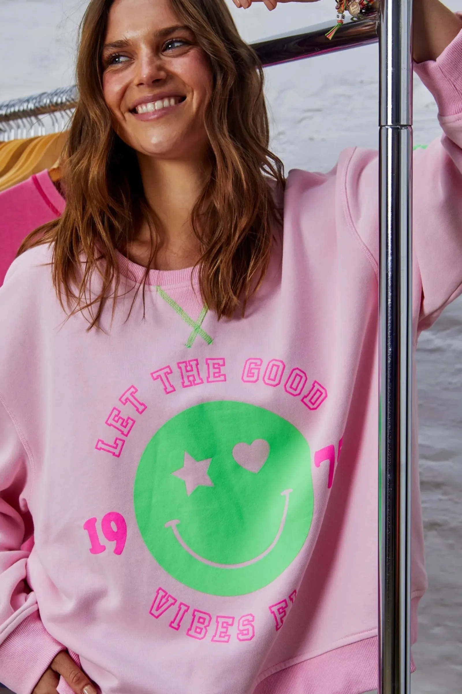 Women Hammill & Co Hammil & Co Happy Sweat - Pink