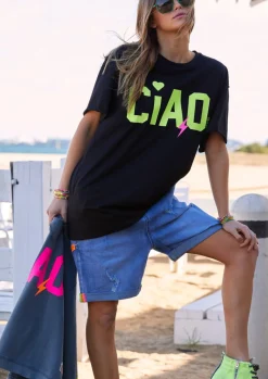 Women Cat Hammill Hammill & Co Ciao Tee - Black