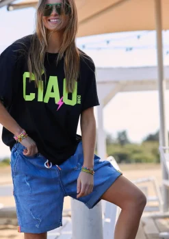 Women Cat Hammill Hammill & Co Ciao Tee - Black