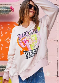 Women Hammill & Co Hammill & Co Vintage Fiesta Sweat - Pink