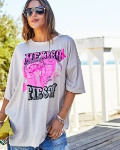 Women Hammill & Co Hammill & Co Vintage Fiesta Tee - Natural