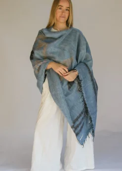 Women Hobo & Hatch Hobo & Hatch Aztec Poncho- Denim