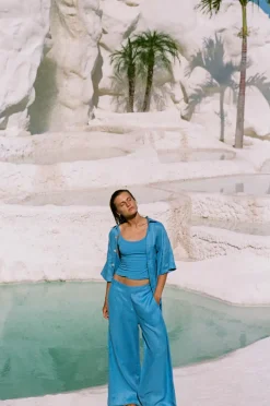 Women Hobo & Hatch Hobo & Hatch Breeze Trouser - Ocean