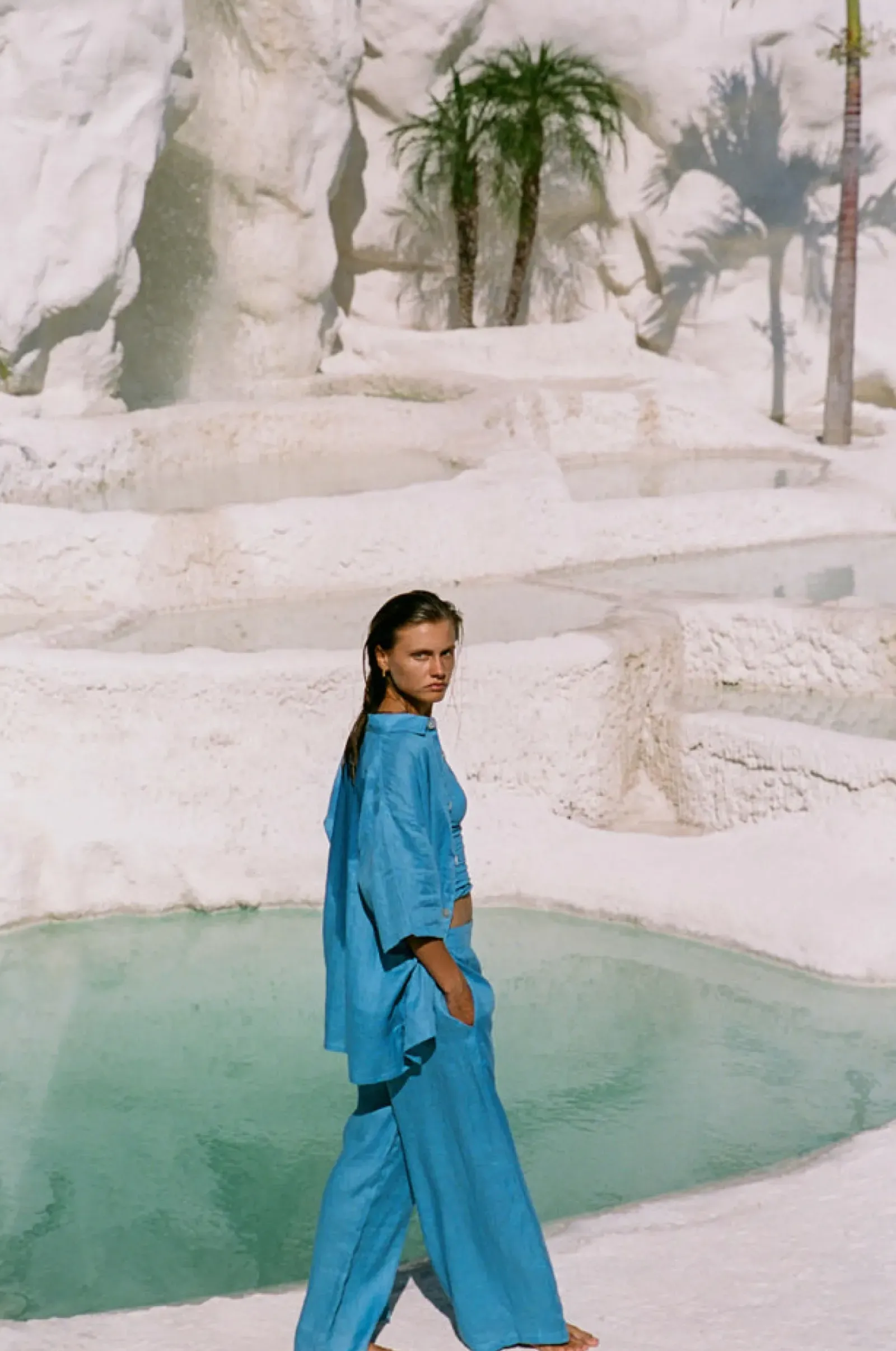 Women Hobo & Hatch Hobo & Hatch Breeze Trouser - Ocean