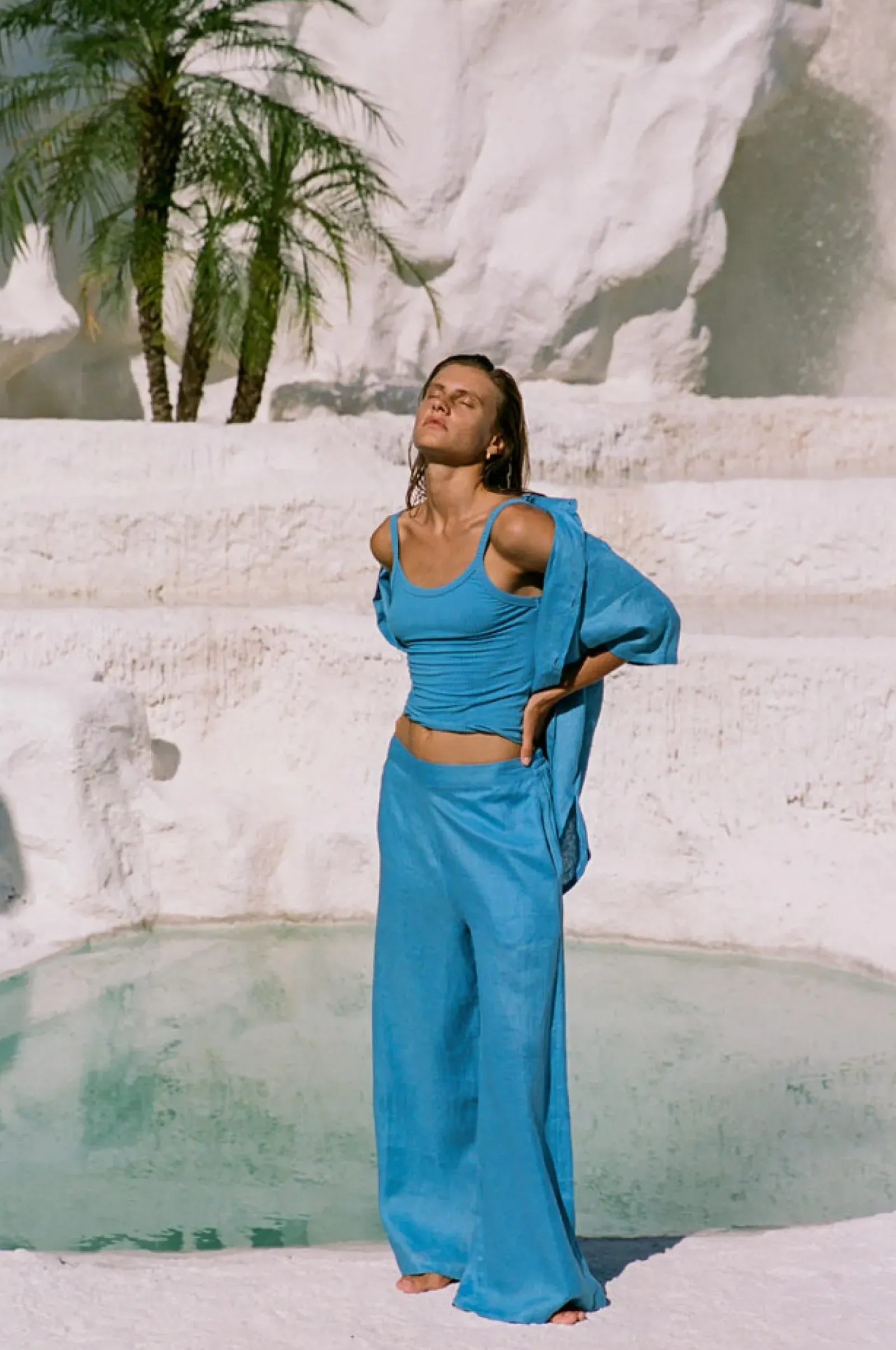 Women Hobo & Hatch Hobo & Hatch Breeze Trouser - Ocean