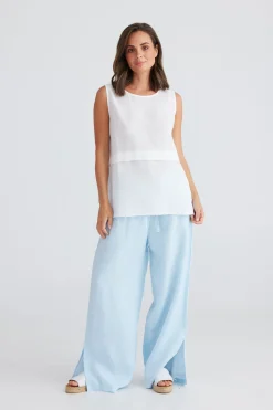 Women Holiday St Tropez Tank Top - White