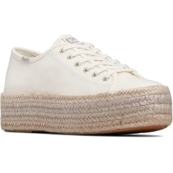 Keds Tripe Up Canvas Jute Foxing - Natural