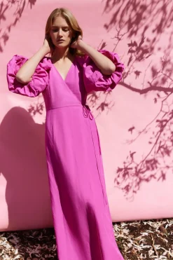 Women Kinney Jenna Dress - Bright Raspberry