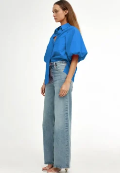 Women Kinney Zoya Shirt - Cobalt