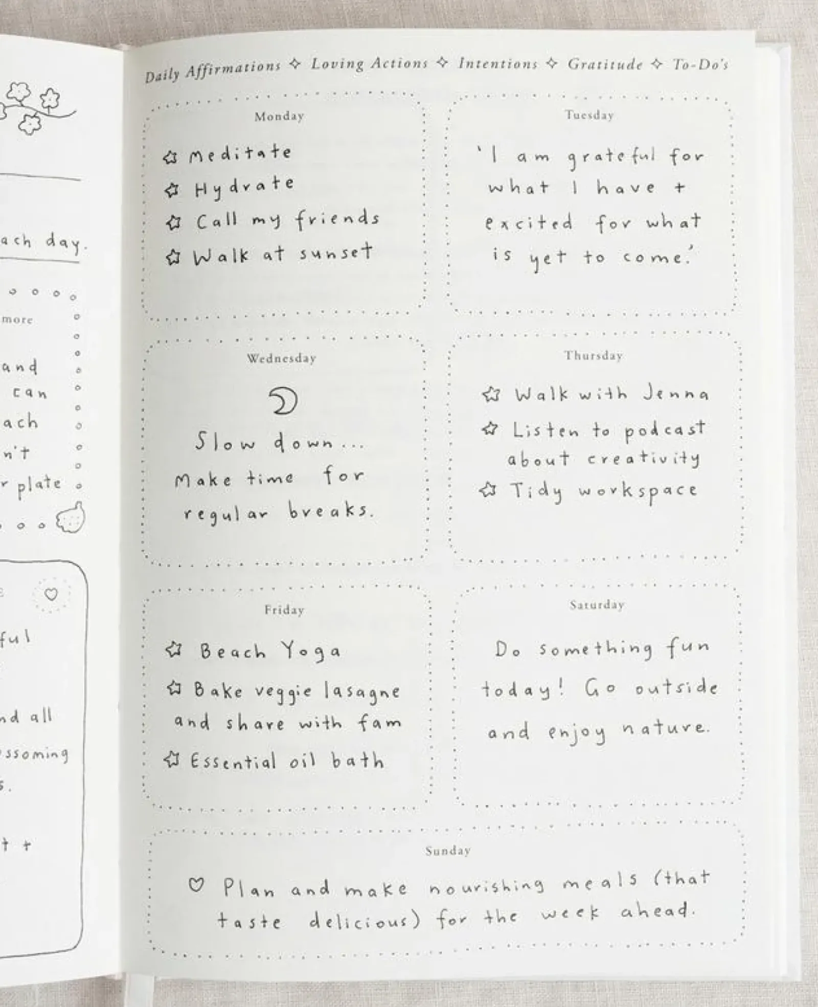 Musings from the Moon A Year Of Coming Home - Guided Self Love Journal