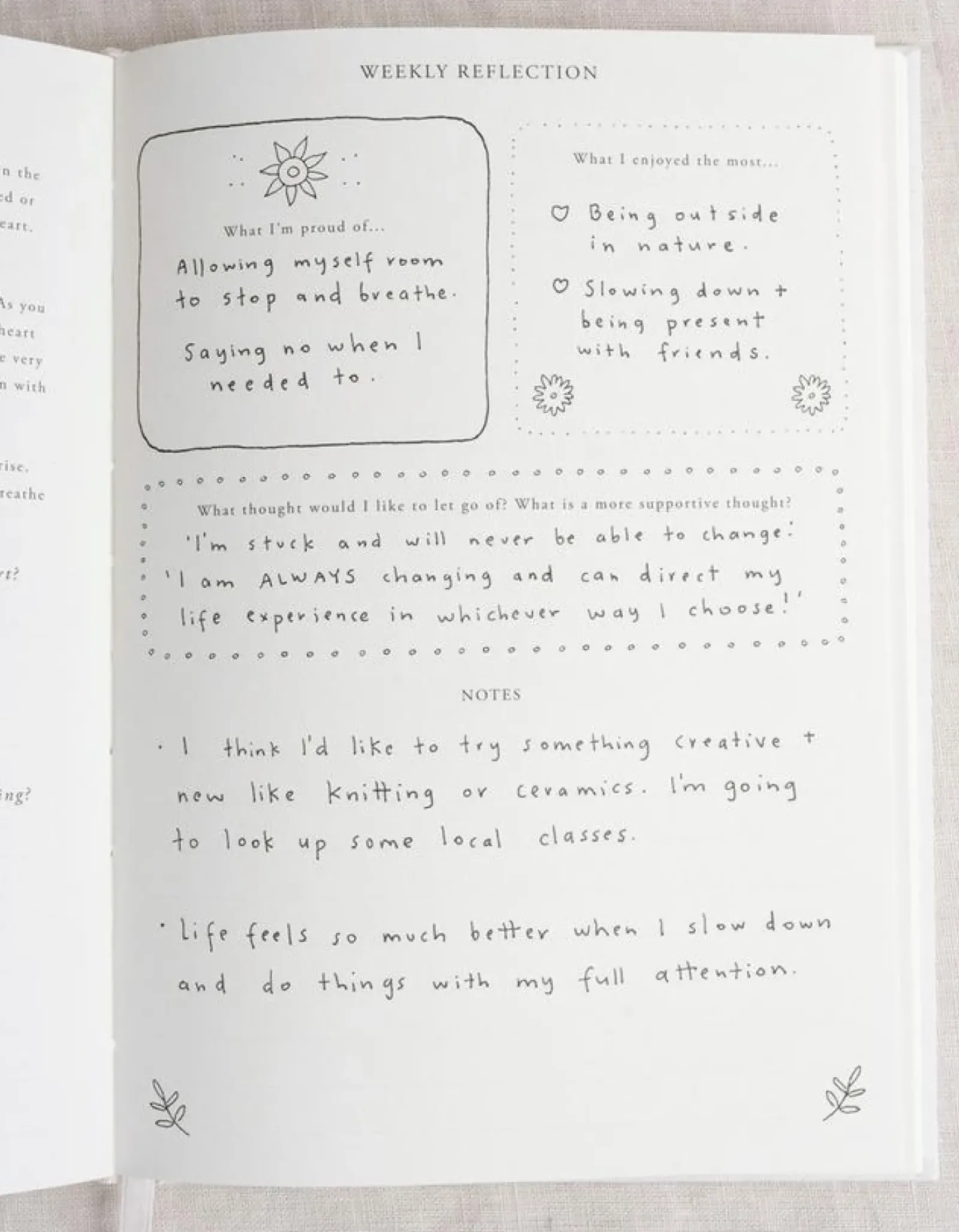 Musings from the Moon A Year Of Coming Home - Guided Self Love Journal