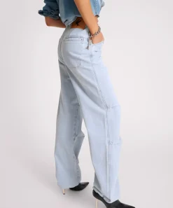 Women One Teaspoon Blue Latte Marley Relaxed Denim Jeans