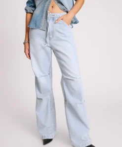 Women One Teaspoon Blue Latte Marley Relaxed Denim Jeans