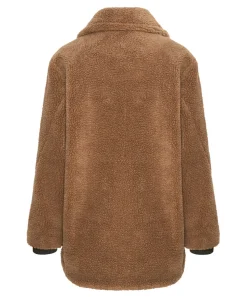 Women One Teaspoon Tan Teddy Coat