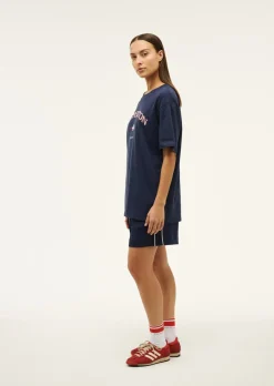 Women P.E Nation Recreation Tee - Dark Navy Blue