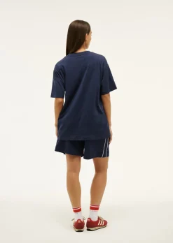 Women P.E Nation Recreation Tee - Dark Navy Blue
