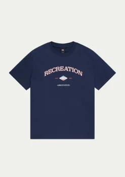 Women P.E Nation Recreation Tee - Dark Navy Blue