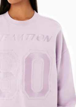 Women P.E Nation Undercut Sweat - Fair Orchid