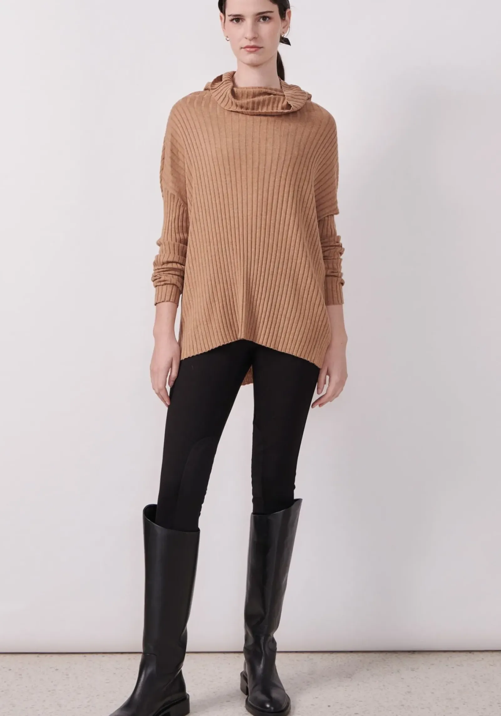 Women Pol Cirelle Ribbed Rollneck- Fox