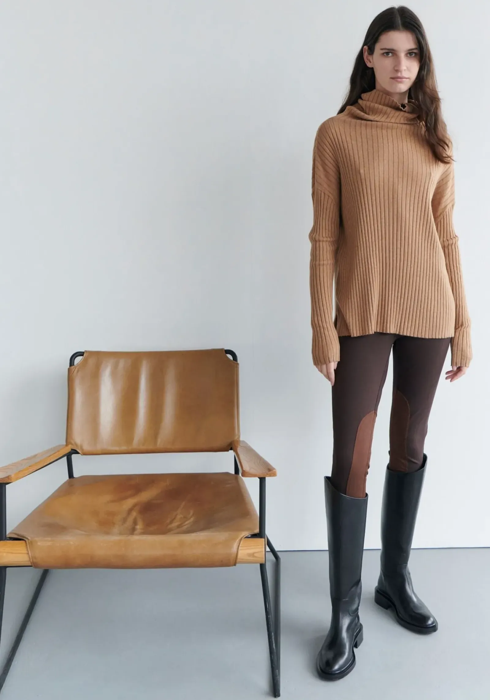 Women Pol Cirelle Ribbed Rollneck- Fox