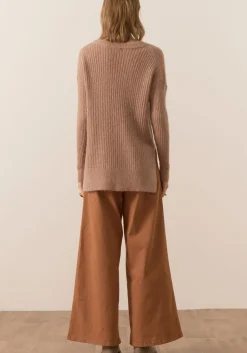 Women Pol Fitch Ribbed Knit - Blush