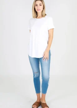 Women 3rd Story Elwood Tee - White