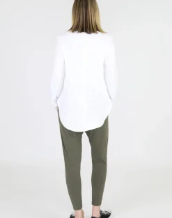 Women 3rd Story Scarlett Long Sleeve Tee - White