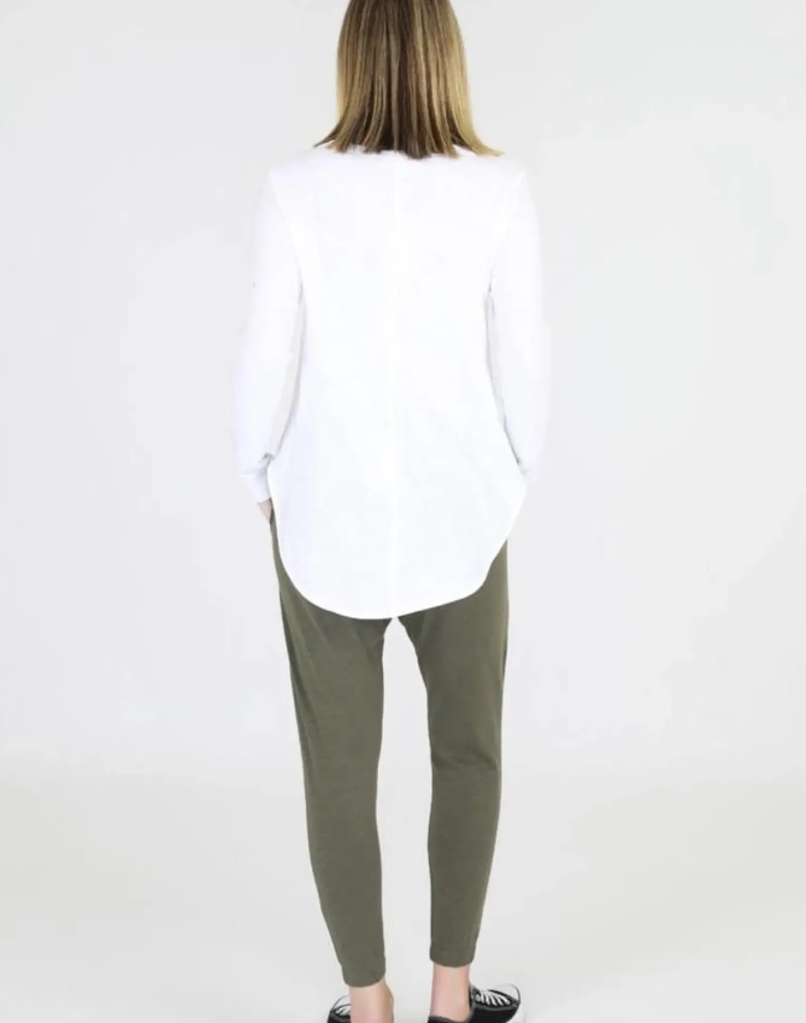 Women 3rd Story Scarlett Long Sleeve Tee - White