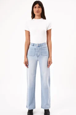 Women Rolla's Rolla's Sailor Long Jean Sophie- Light Blue