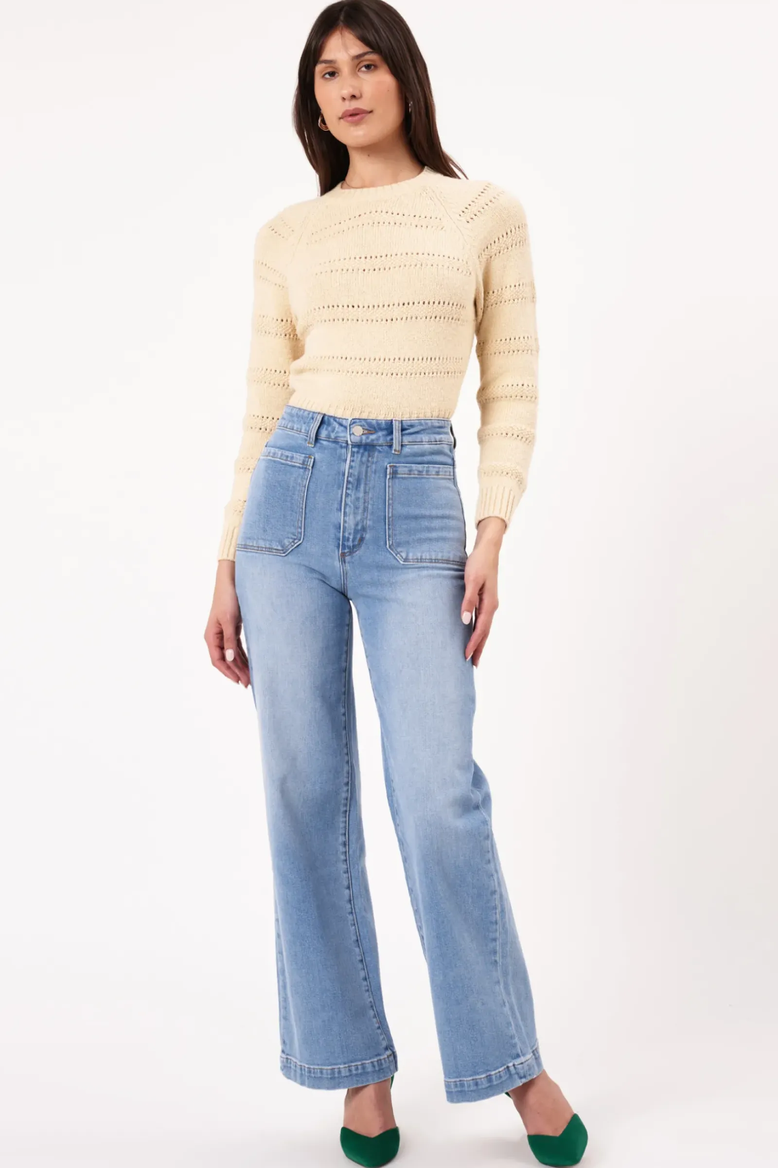 Women Rolla's Rolla's Sailor Long Ranch - Mid Vintage Blue