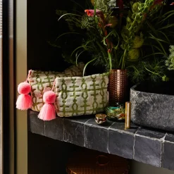 Sage & Clare Sage & Clare Amata Terry Pouch - Palm Small