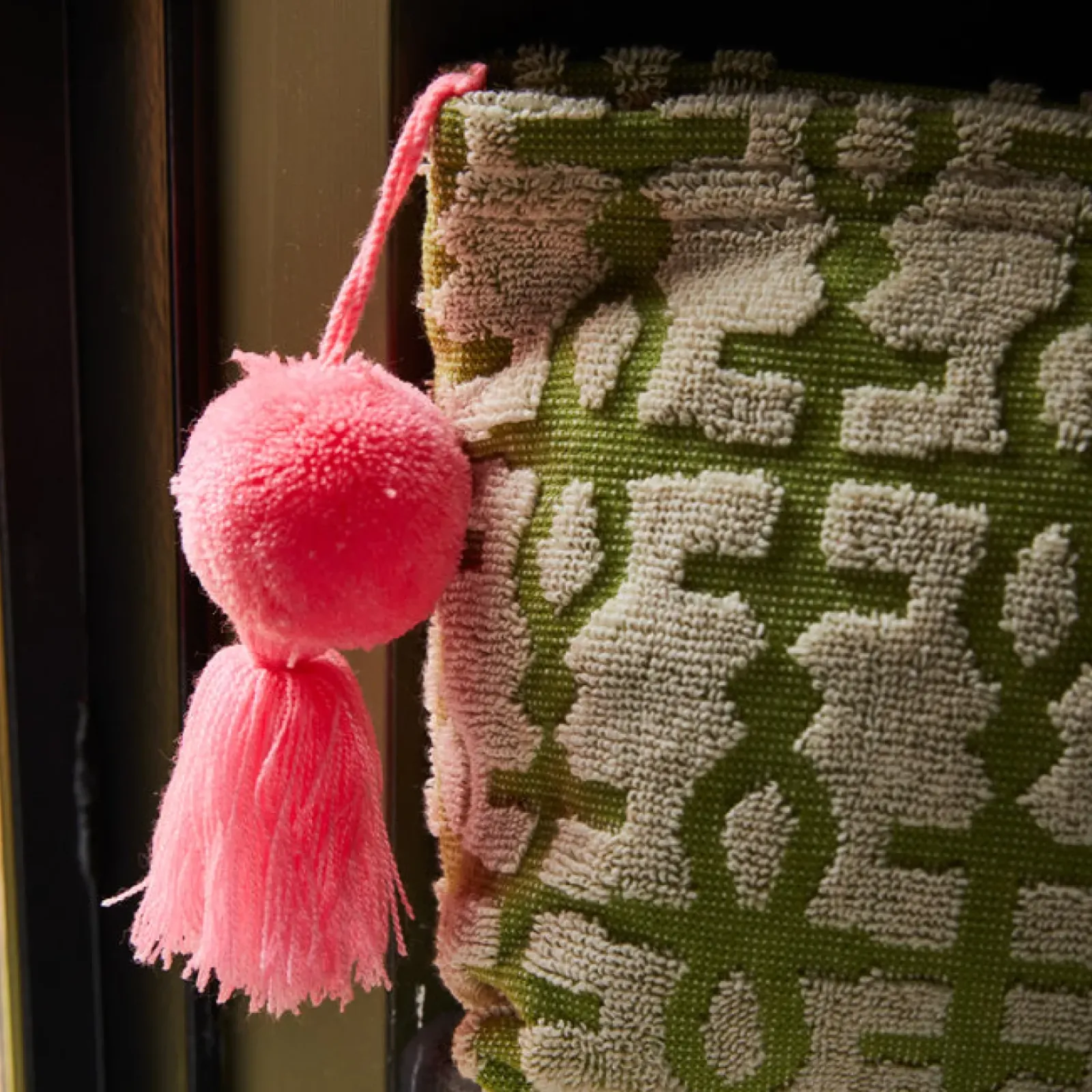 Sage & Clare Sage & Clare Amata Terry Pouch - Palm Small