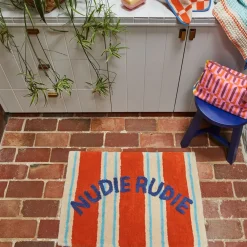 Sage & Clare Sage & Clare Ballico Nudie Bath Mat - Paprika