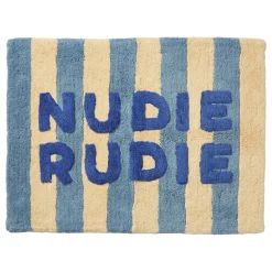 Sage & Clare Sage & Clare Ira Nudie Rudie Bath Mat - Blue Jean