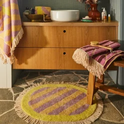 Sage & Clare Sage & Clare Jarita Bath Mat - Mauve