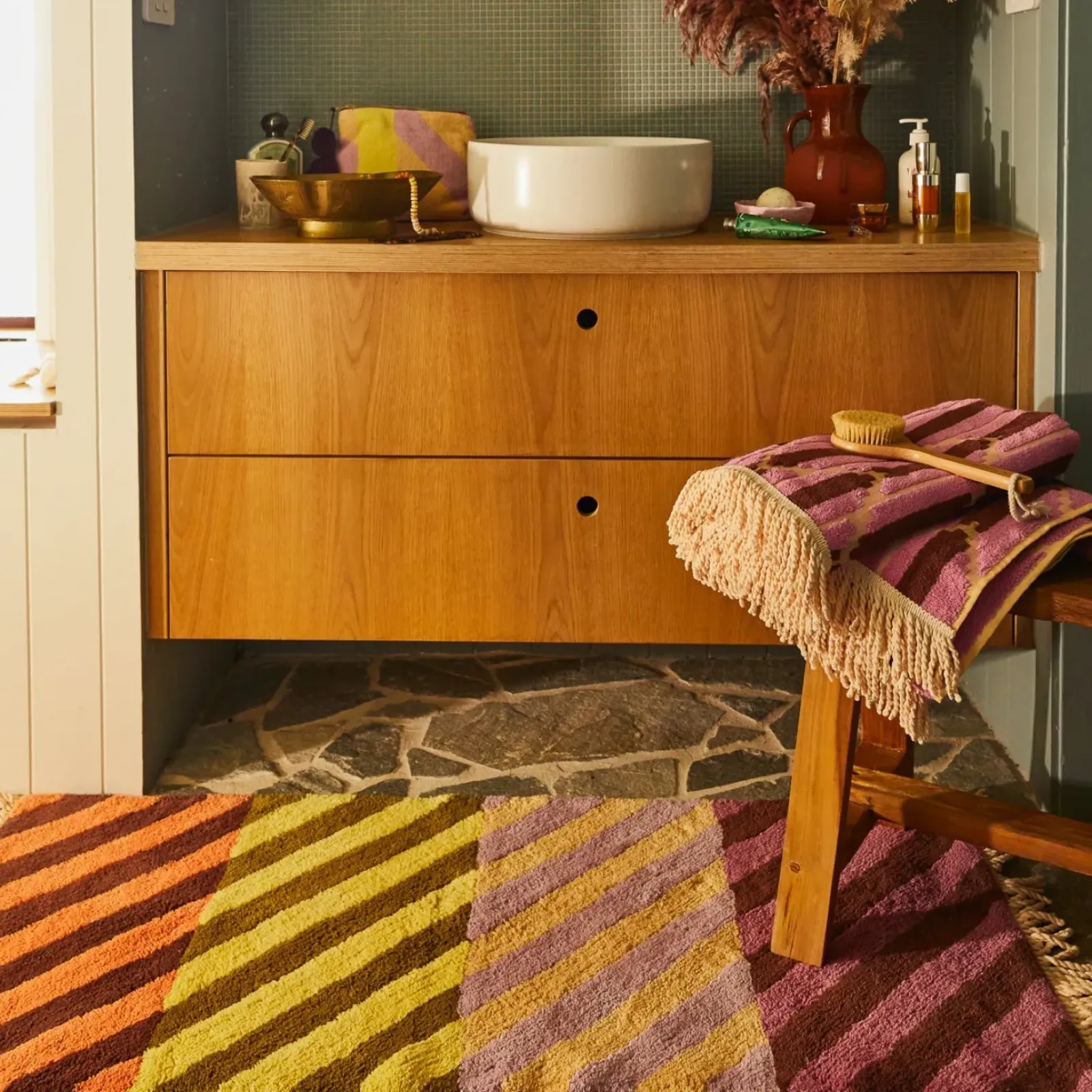 Sage & Clare Sage & Clare Jarita Bath Runner