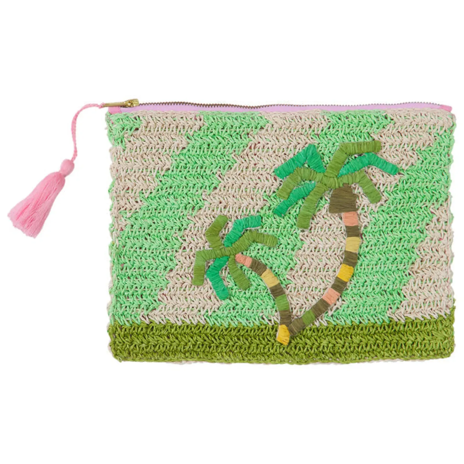 Sage & Clare Sage & Clare San Carlos Raffia Clutch