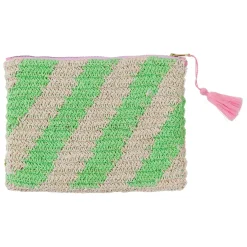 Sage & Clare Sage & Clare San Carlos Raffia Clutch