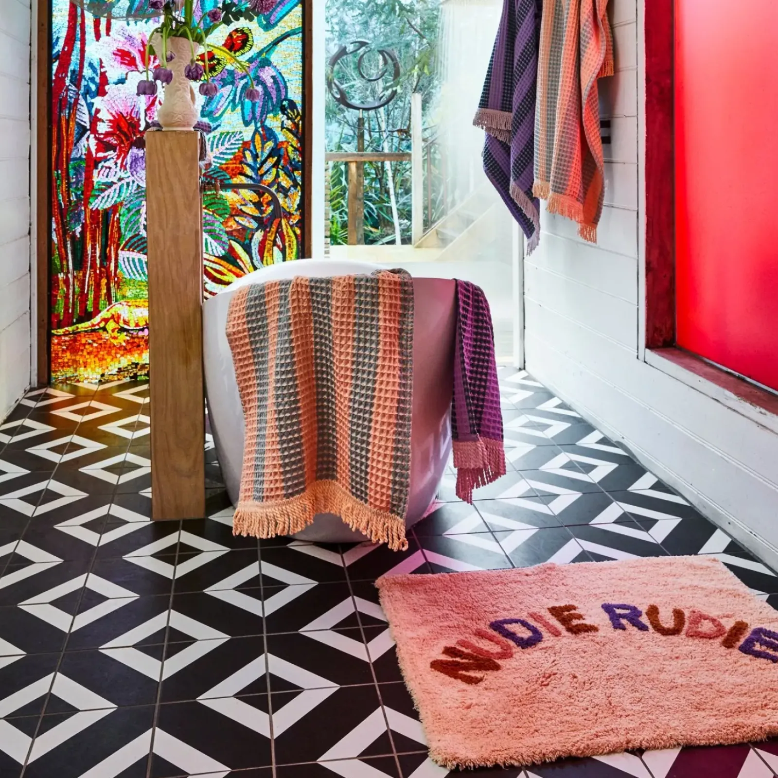 Sage & Clare Sage & Clare Tula Nudie Rudie Bathmat- Anabelle