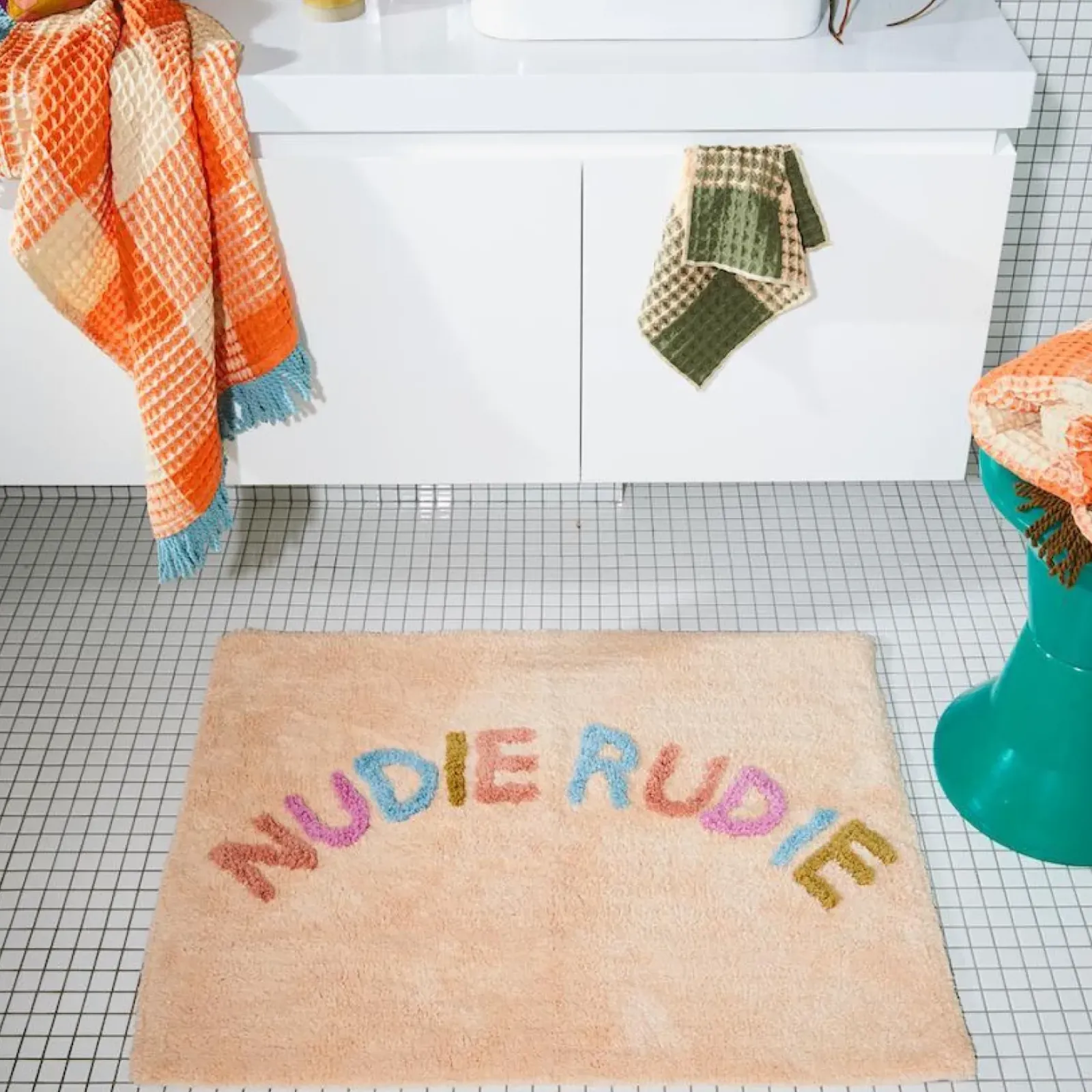 Sage & Clare Sage & Clare Tula Nudie Bath Mat - Tigre