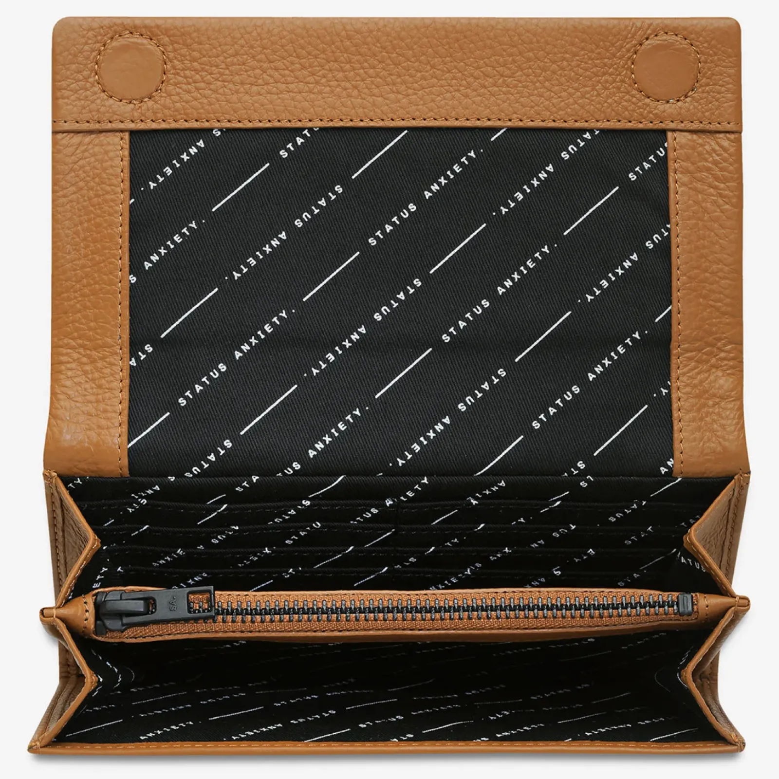 Status Anxiety Nevermind Wallet - Tan